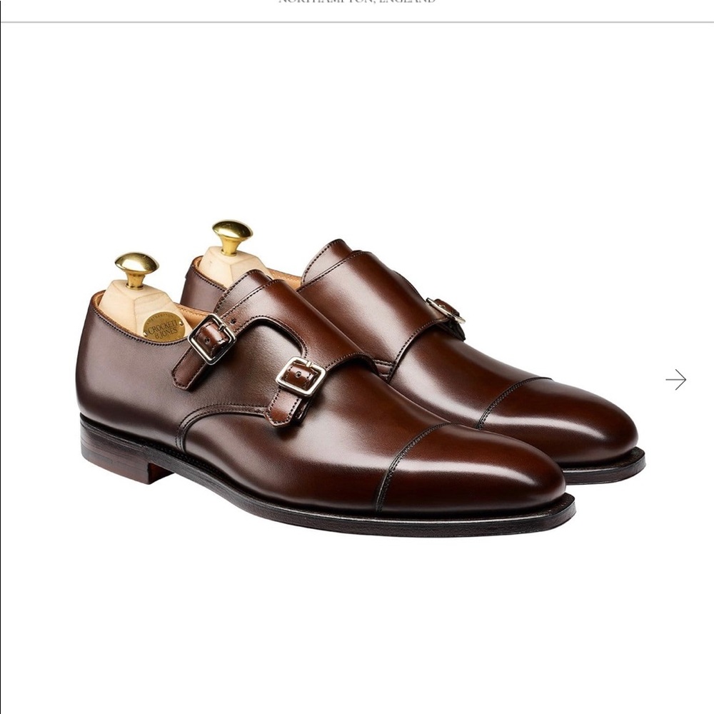 Crockett and Jones Lowndes burnished calf shoes